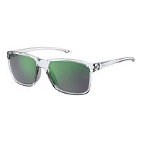 Under Armour Youth/Kids Hustle Jr. Rectangle Sunglasses, Polarized