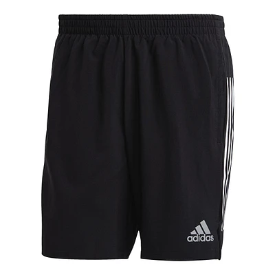 adidas Men's Own The Run 3 Stripes 7 Inch Shorts