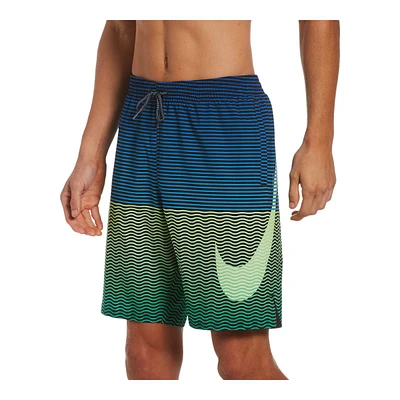 Nike Men's Horizon Stripe Vital Swim Volley Shorts, 9"