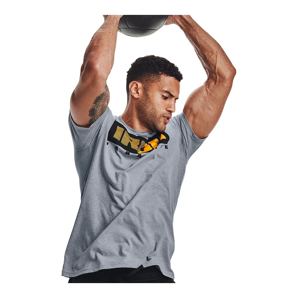 Under Armour Men's Project Rock Iron Paradise T Shirt