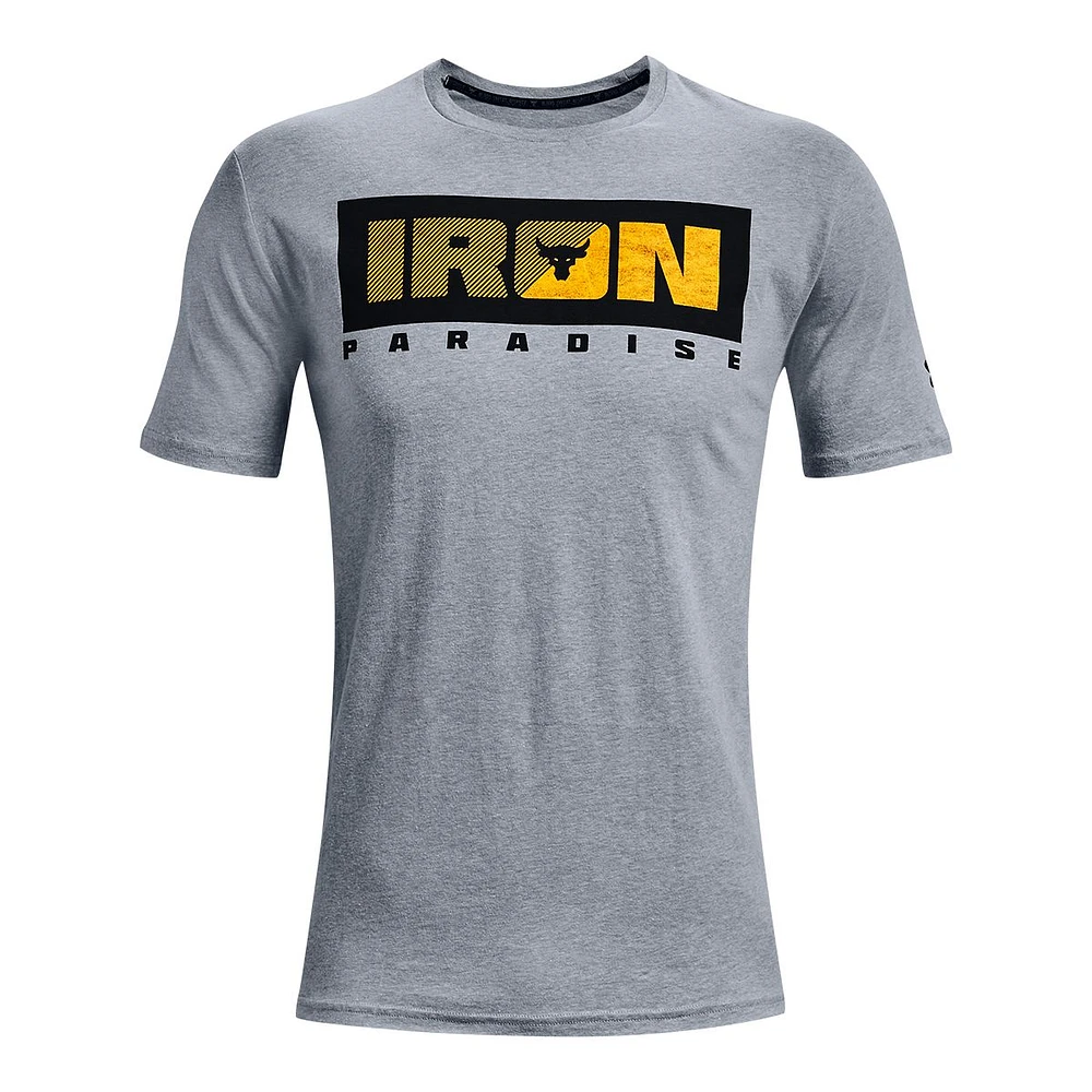 Under Armour Men's Project Rock Iron Paradise T Shirt