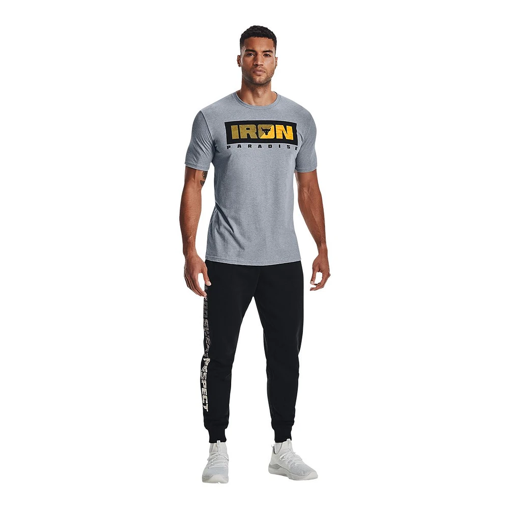 Under Armour Men's Project Rock Iron Paradise T Shirt