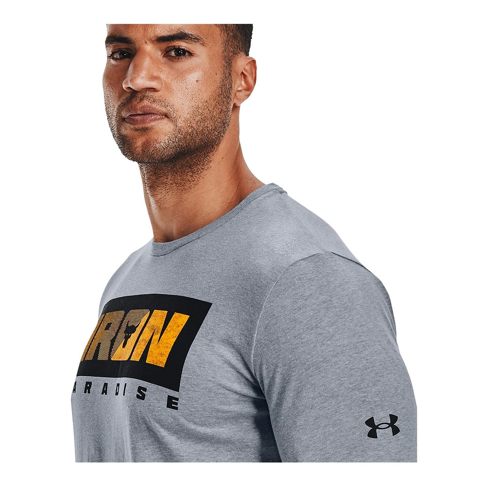 Under Armour Men's Project Rock Iron Paradise T Shirt