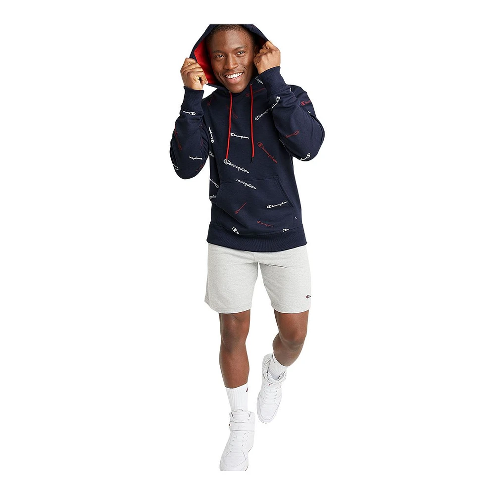 Champion Men's Fleece All Over Print Pullover Hoodie