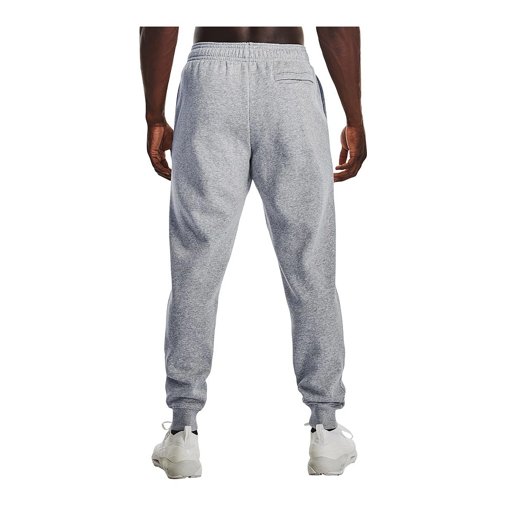 Under Armour Men's Rival Graphic Sweatpants, Fleece, Tapered, Loose, Joggers