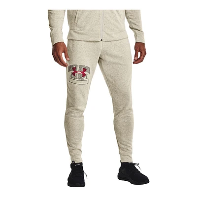 Under Armour Men's Rival Terry Graphic Sweatpants, Cotton, Joggers