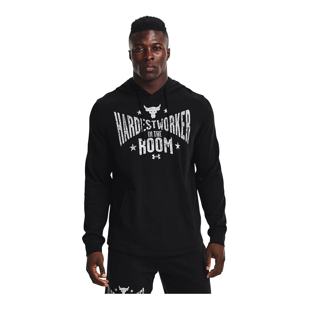 Under Armour Men's Project Rock Graphic Pullover Hoodie, Kangaroo Pocket