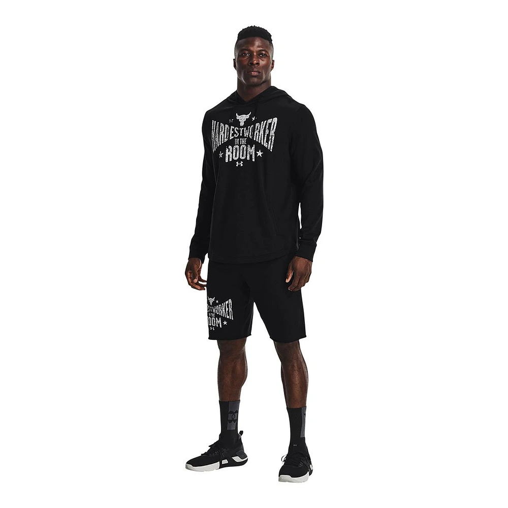 Under Armour Men's Project Rock Graphic Pullover Hoodie, Kangaroo Pocket