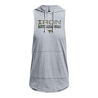 Under Armour Men's Project Rock Graphic Sleeveless Training Hoodie, Kangaroo Pocket