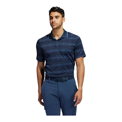 adidas Golf Men's Statement No Show Short Sleeve Polo T Shirt, Regular Fit