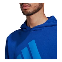 adidas Men's 3 Bar Graphic Hoodie, Pullover, Drawstring