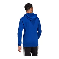 adidas Men's 3 Bar Graphic Hoodie, Pullover, Drawstring