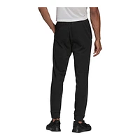 adidas Men's Melange Sweatpants, Cotton, Workout, Lightweight, Cuffed