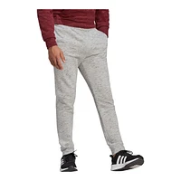 adidas Men's Melange Sweatpants, Cotton, Workout, Lightweight, Cuffed