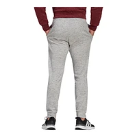 adidas Men's Melange Sweatpants, Cotton, Workout, Lightweight, Cuffed