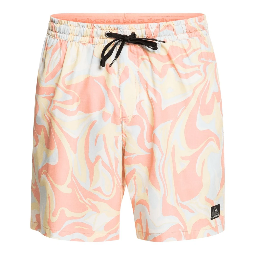 Quiksilver Men's Oceanmade MX STR Swim Boardshorts, 17", Quick-Dry