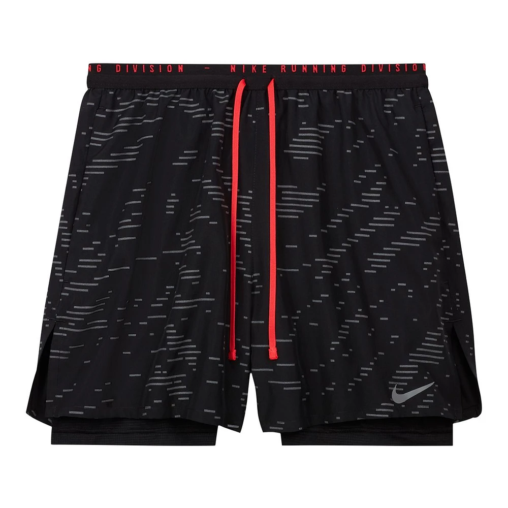 Nike Men's Run Division Flex Stride 2-in-1 5-in Running Shorts, Dri-FIT