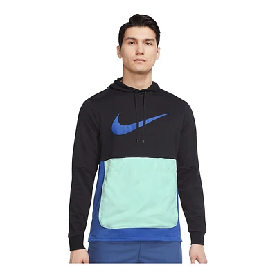 Nike Men's Sport Clash Blocked Pullover Hoodie, French Terry, Therma-FIT