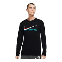 Nike Men's Basketball HBR Swoosh Long Sleeve T Shirt