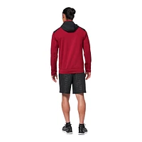 FWD Men's FZ Hybrid Full Zip Training Jacket Hoodie, Moisture-Wicking