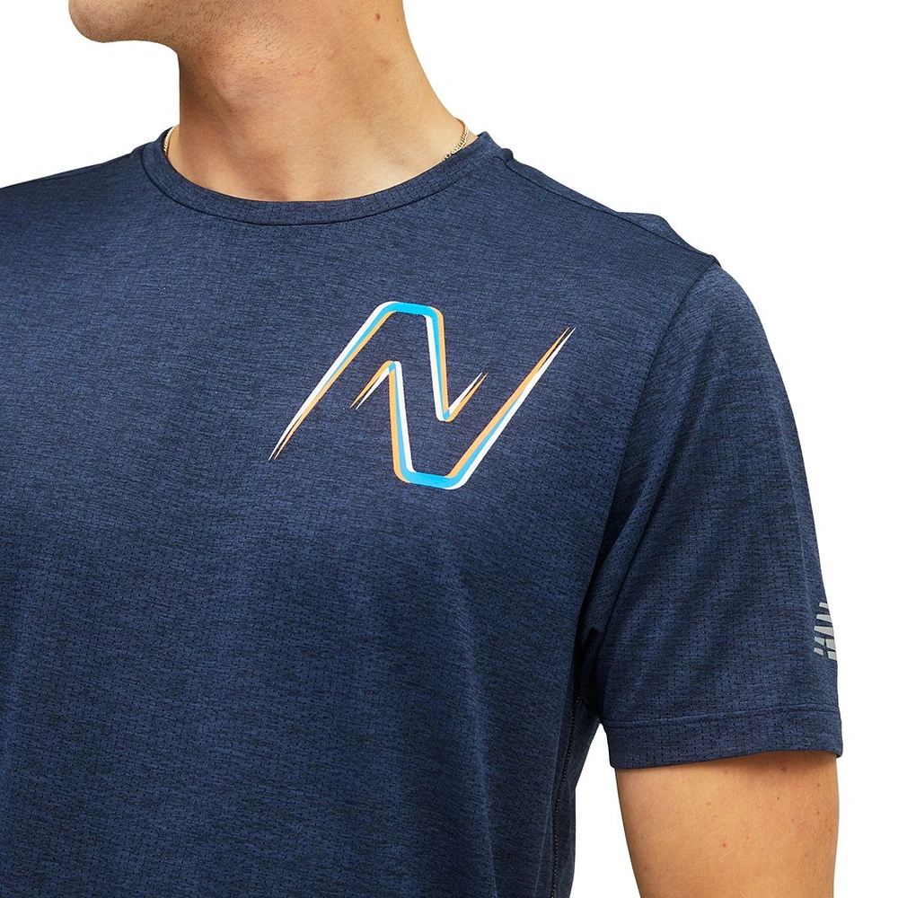 New Balance Men's Graphic Impact Run T Shirt