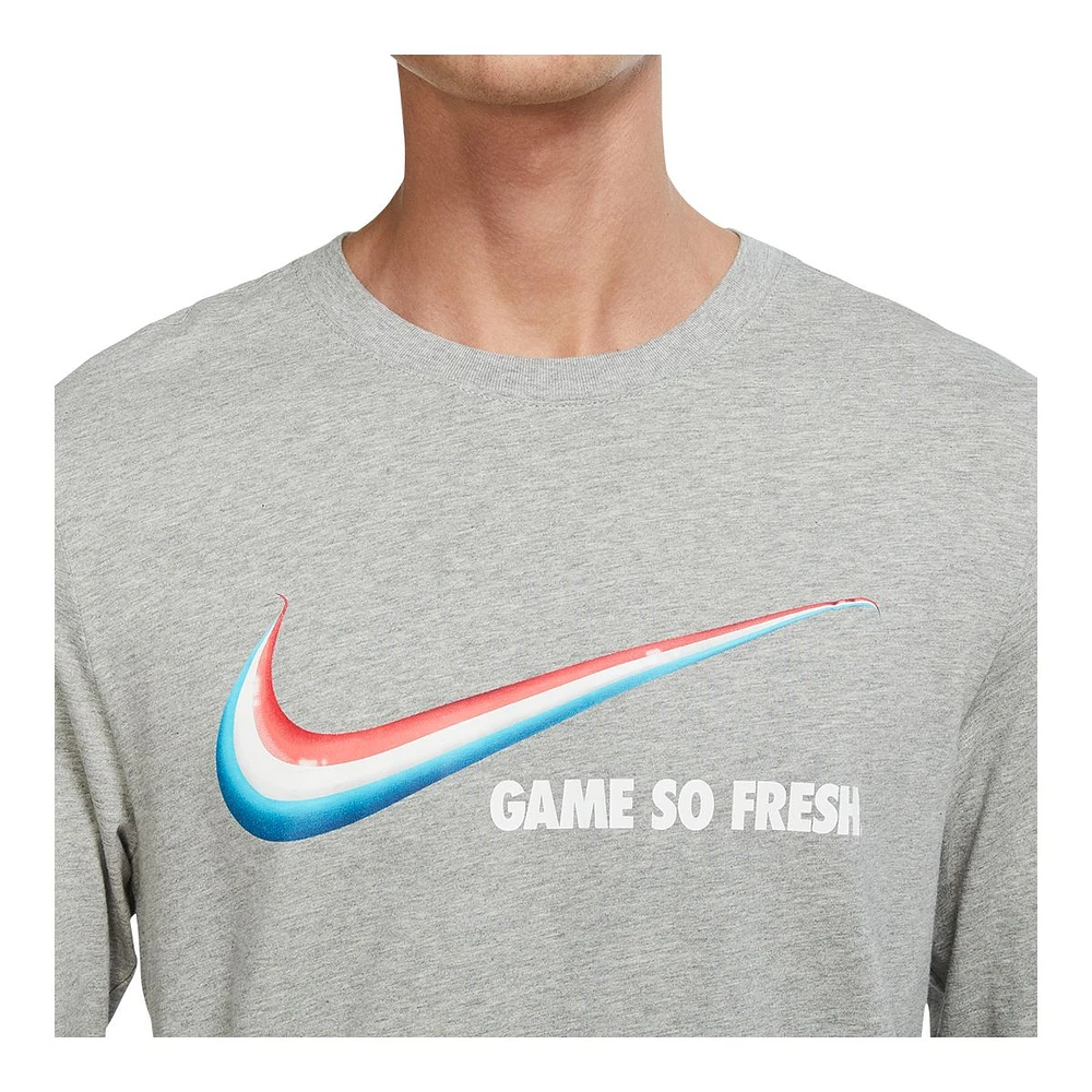 Nike Men's Basketball HBR Swoosh Long Sleeve T Shirt