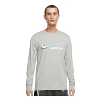 Nike Men's Basketball HBR Swoosh Long Sleeve T Shirt