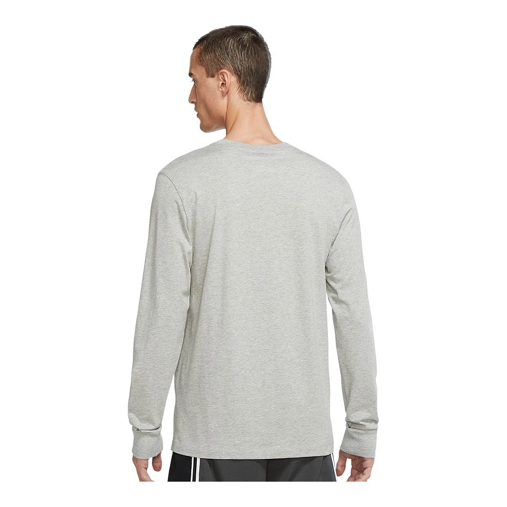 Nike Men's Basketball HBR Swoosh Long Sleeve T Shirt