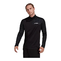 adidas Men's MT Half Zip Long Sleeve Top