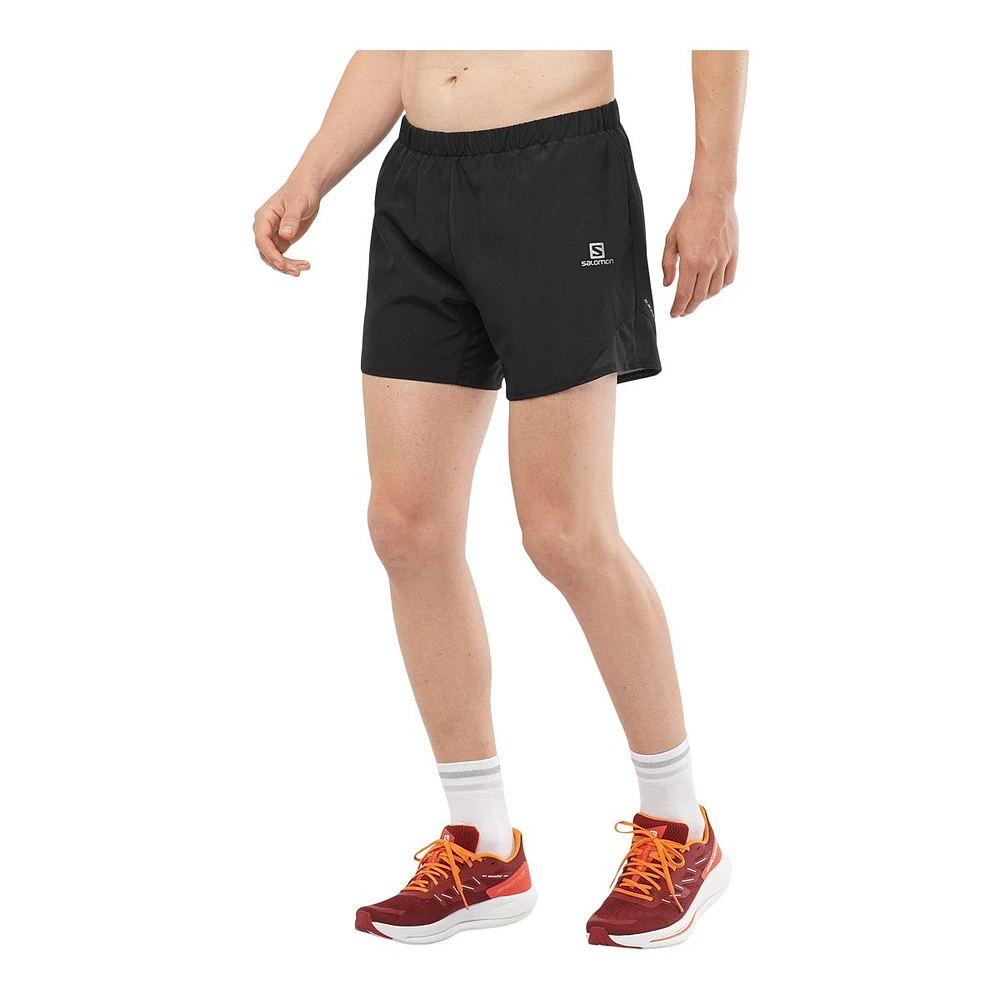 Salomon Men's Cross Rebel 5-in Running Shorts, Slim Fit Quick-Dry