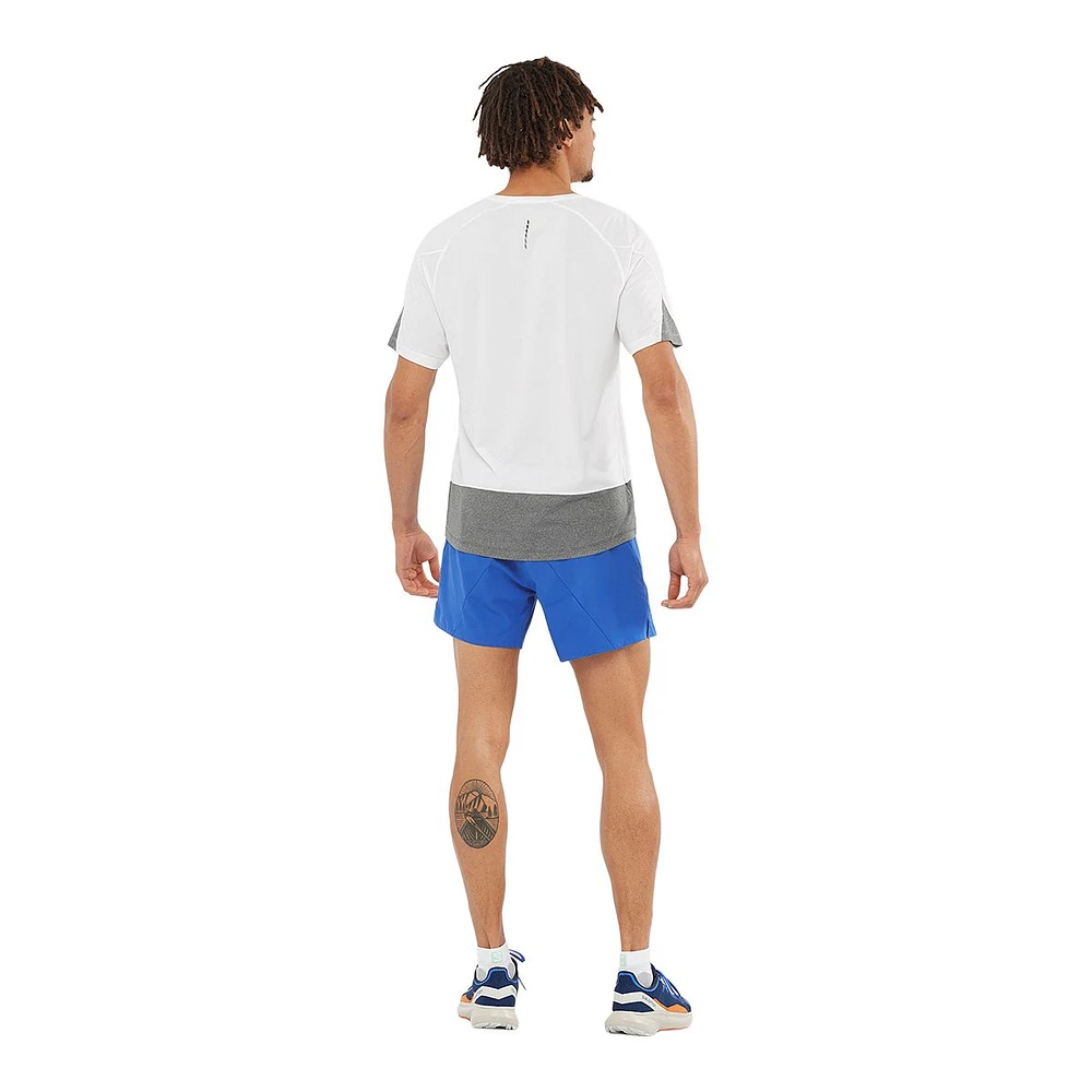 Salomon Men's Cross 5-in Running Shorts, Slim Fit Quick-Dry