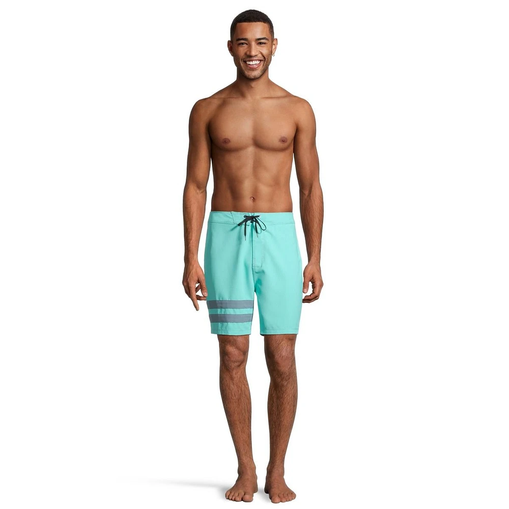 Hurley Men's Block Party Swim Boardshorts, 18"