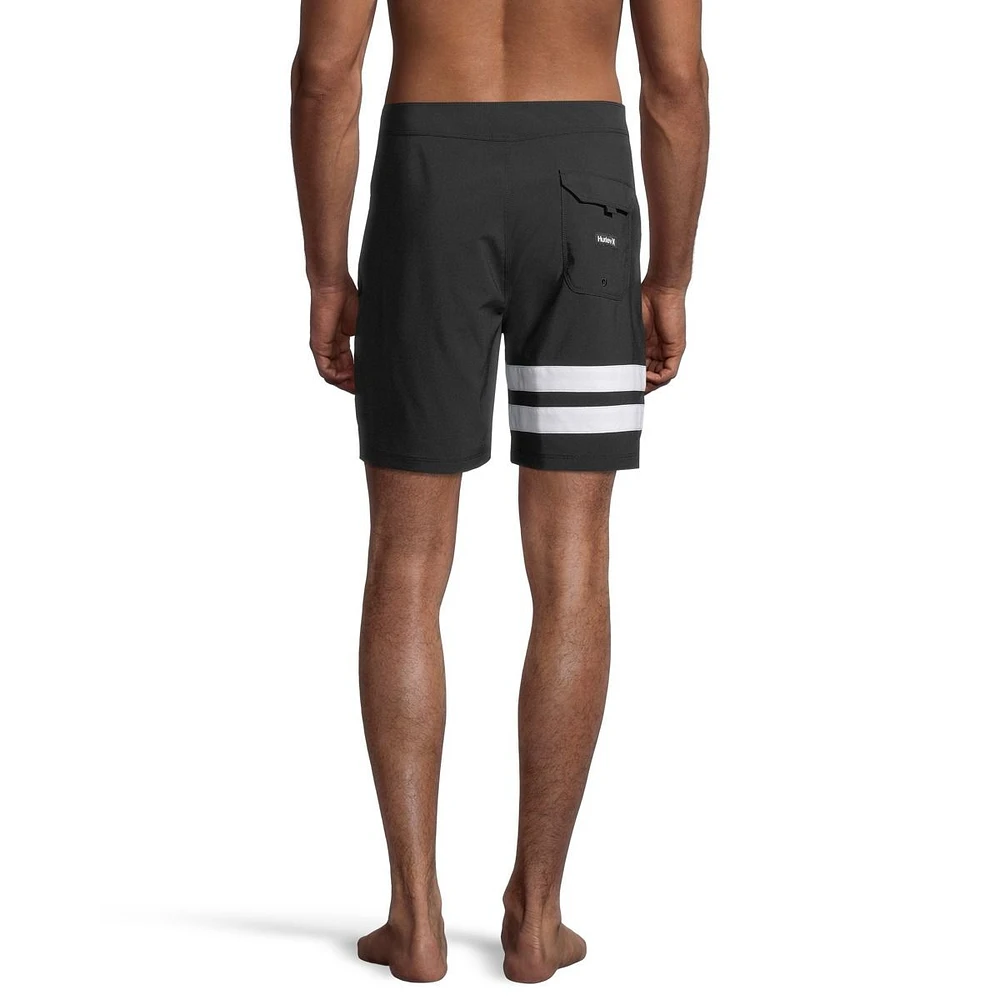 Hurley Men's Block Party Swim Boardshorts, 18"