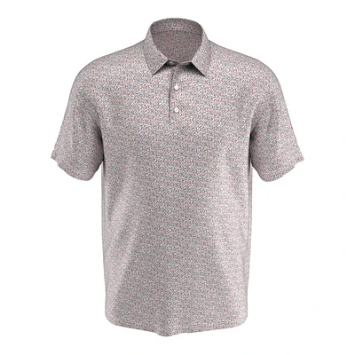 Callaway Men's Novelty Printed Short Sleeve Golf Polo T Shirt, Breathable