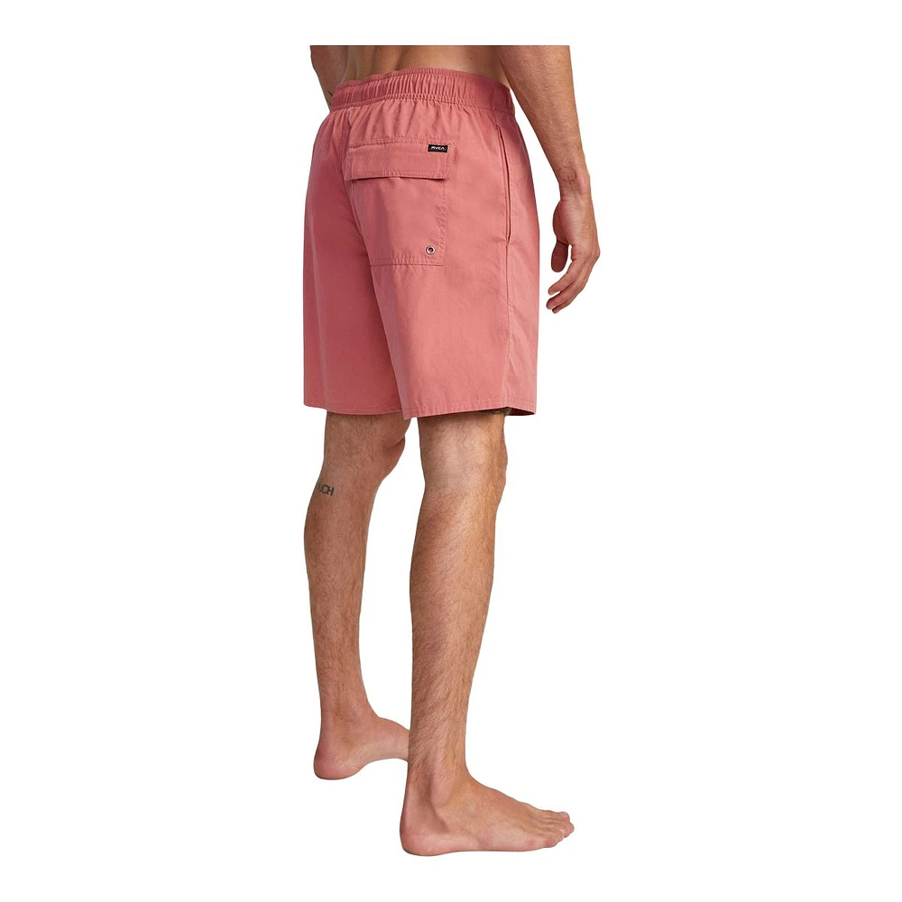 RVCA Men's Opposites Elastic 2 Swim Volley Shorts, 17"