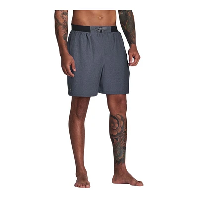 Under Armour Men's HTR Comfort Waistband Notch Swim Volley Shorts, 18", Quick-Dry