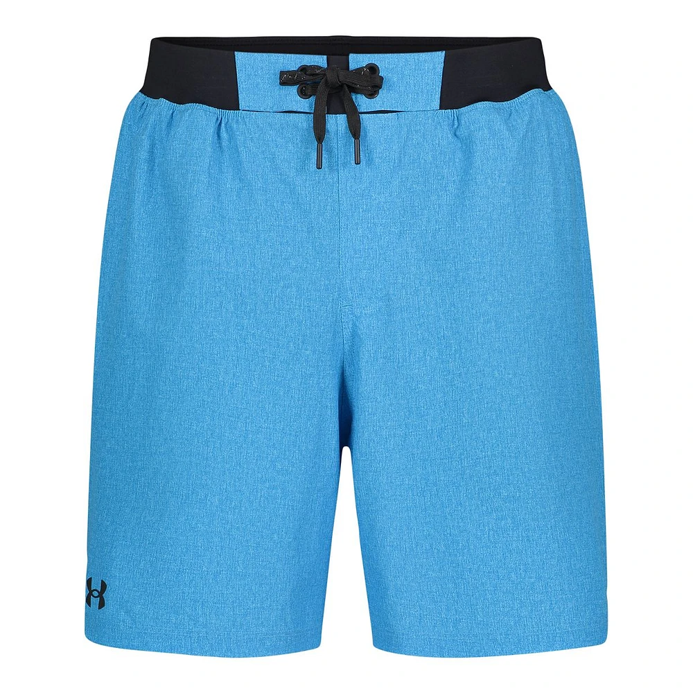 Under Armour Men's HTR Comfort Waistband Notch Swim Volley Shorts, 18", Quick-Dry