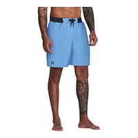 Under Armour Men's HTR Comfort Waistband Notch Swim Volley Shorts, 18", Quick-Dry