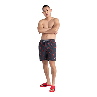 Saxx Men's Oh Buoy 2 1 Swim Volley Shorts, 7", Fade-Resistant, With Mesh Liner