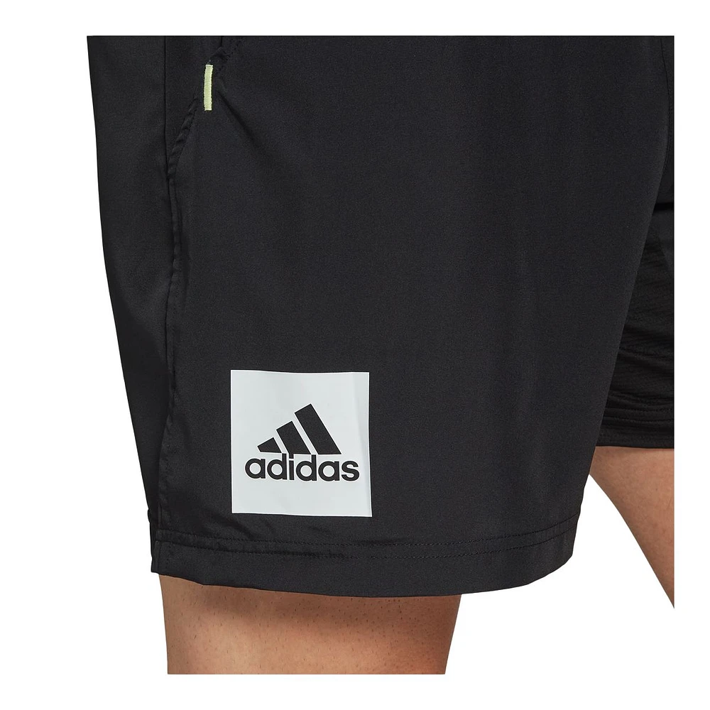 adidas Men's RG 2-in-1 7-in Tennis Shorts