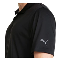 PUMA Golf Men's Gamer Short Sleeve Polo T Shirt, Moisture Wicking