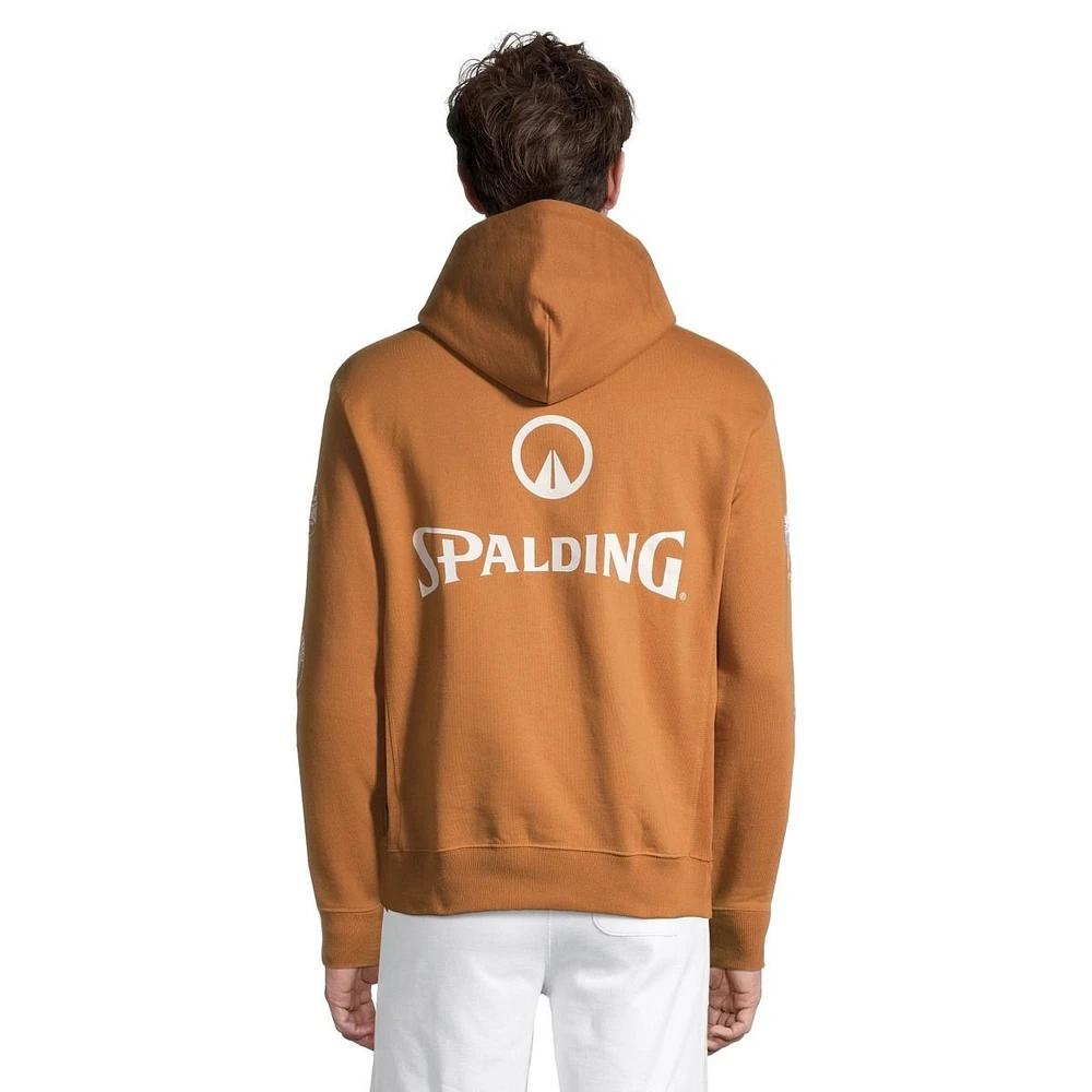 Spalding Men's x Pullover Hoodie, Fleece