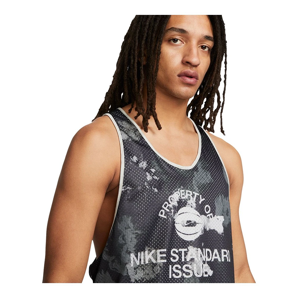 Nike Men's Basketball Mesh Jersey Tank Top, Lightweight, Sleeveless