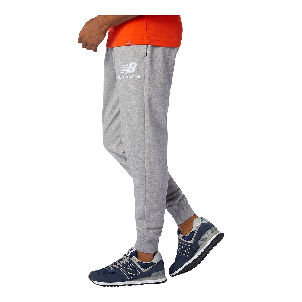 New Balance Men's Essentials Stacked Logo Sweatpants