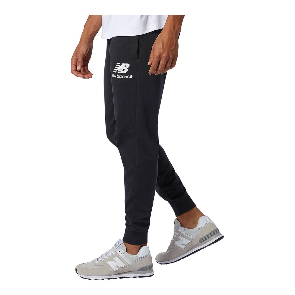 New Balance Men's Essentials Stacked Logo Sweatpants