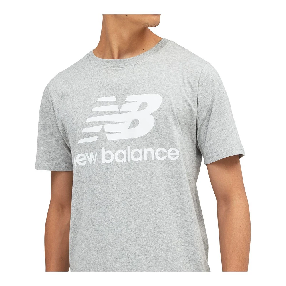 New Balance Men's Essential Stacked Logo T Shirt