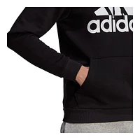 adidas Men's Big Logo Hoodie, Pullover, Fleece, Drawstring