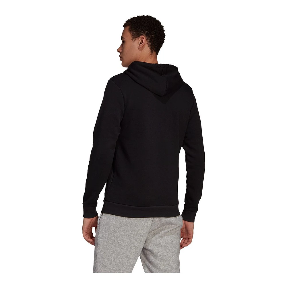 adidas Men's Big Logo Hoodie, Pullover, Fleece, Drawstring