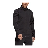 adidas Men's 3-Stripes Tricot Full Zip Jacket