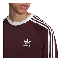 adidas Originals Men's 3-Stripes Long Sleeve T Shirt